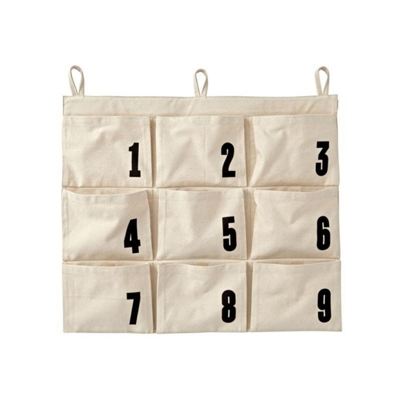 hanging storage from Crate and Barrel 100% cotton canvas - Picture 2 of 7